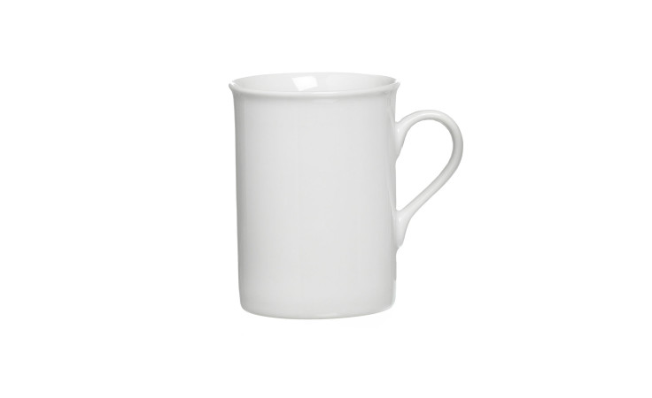 Kaffeebecher Bianco in Weiß und einem Füllvermögen von can 300 ml. 