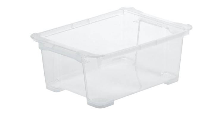 Box Evo Easy aus transparentem Kunststoff.