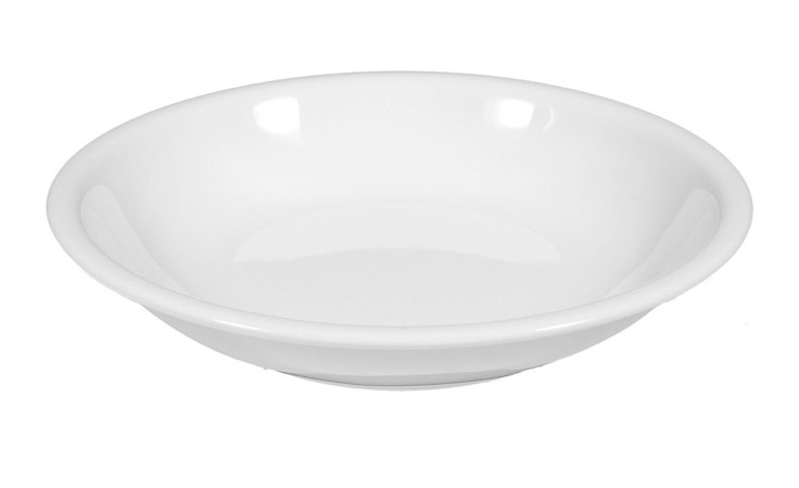 Suppenteller Compact 20,2 cm aus weißem Porzellan.