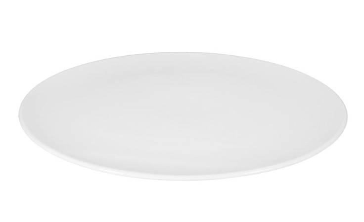 Tortenplatte Rondo/Liane 30,2 cm aus weißem Porzellan.