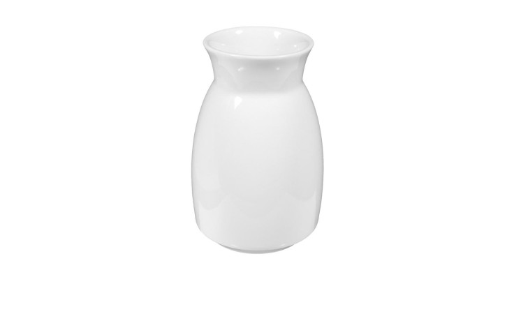 Vase Rondo/Liane 7 cm aus weißem Porzellan.