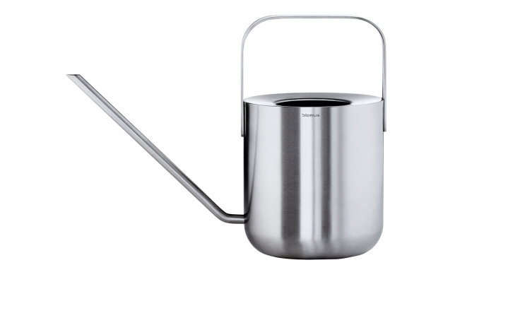 Gießkanne Planto 1 l aus Edelstahl in silber.