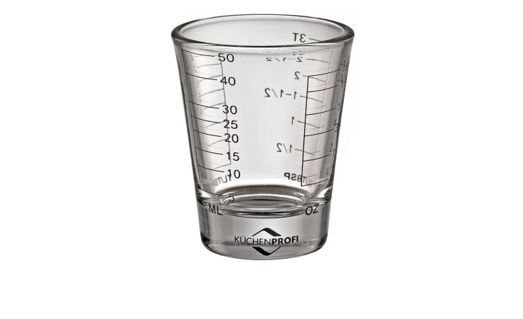 Mini-Messbecher mit 50 ml Fassungsvermögen, transparent