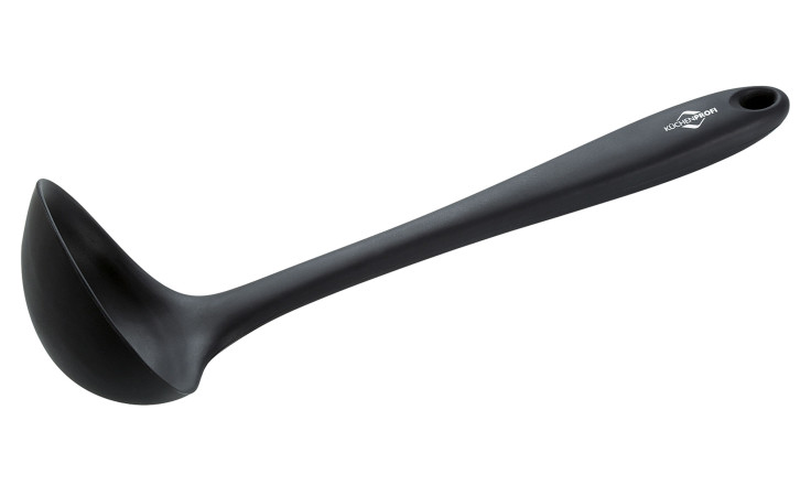 Schöpflöffel Trend in schwarz aus Silikon