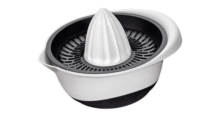 Zitronenpresse Easy in schwarz und weiß 