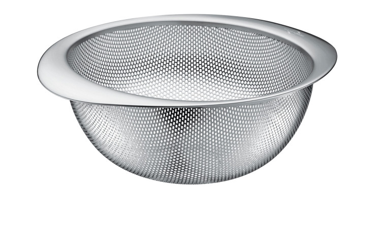 Seiher Deluxe 22 cm aus Edelstahl in silber