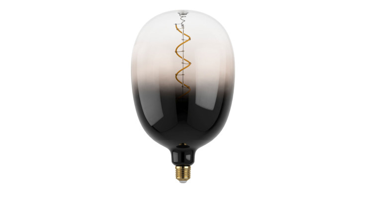 Das LED-Leuchtmittel 12588 E27 ist eine Glühbirne im Vintage-Stil mit sichtbarem Spiralwendel; Leuchtmittel inklusive.