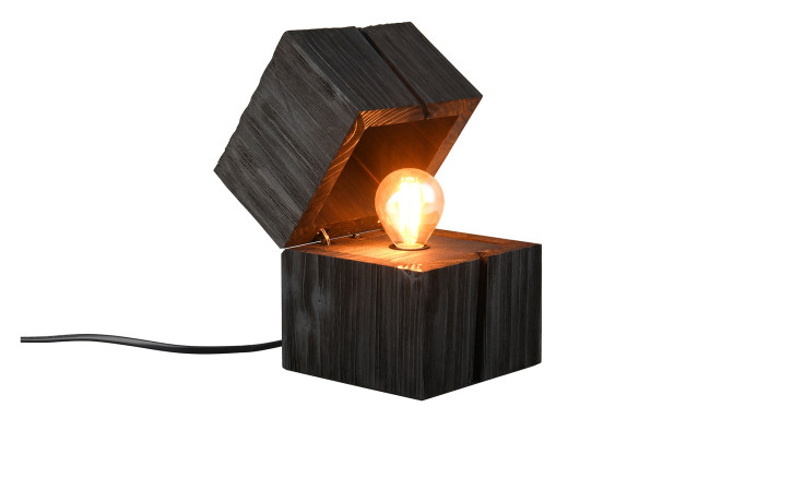 Trio LED-Tischleuchte Treasure 16 cm mit aufklappbarem Deckel und mitgeliefertem Leuchtmittel für ein warmes, leuchtendes Ambiente.