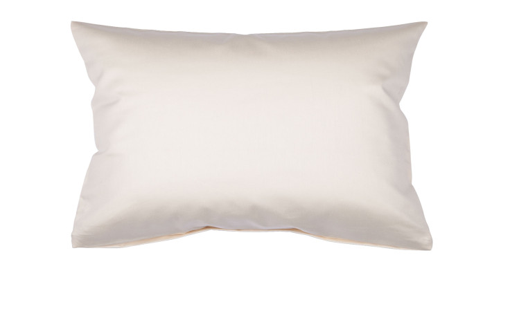 Mako-Sati Kissenbezug in der Größe 40 x 80 cm und in der Farbausführung creme