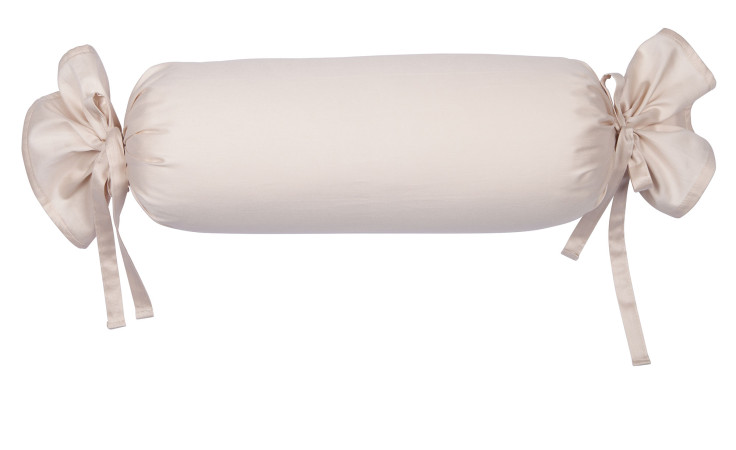 Nako-Satin Kissenbezug colors in der Größe 15 x 40 cm, in der Farbausführung beige