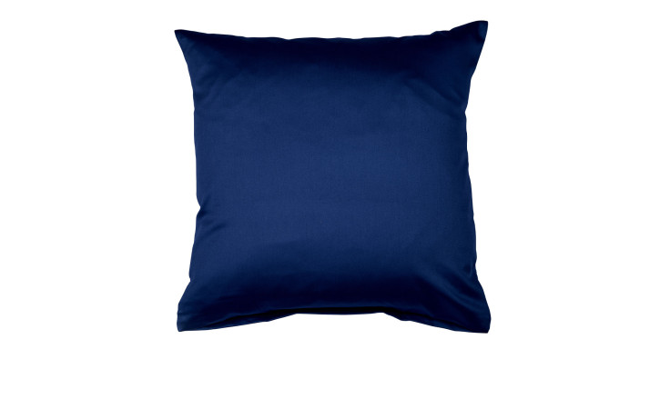 Mako-Satin Kissenbezug Colors in der Größe 40 x 40 cm und in der Farbausführung jeansblau 
