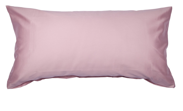 Mako-Satin Kissenbezug Colors, in der Größe 40 x 80 cm und in der Farbausführung rosa