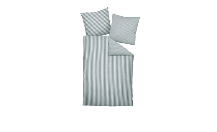 Silber Flanell-Bettwäsche 135x200 cm Set mit Bettdeckenbezug und zwei passenden Kissenbezügen.