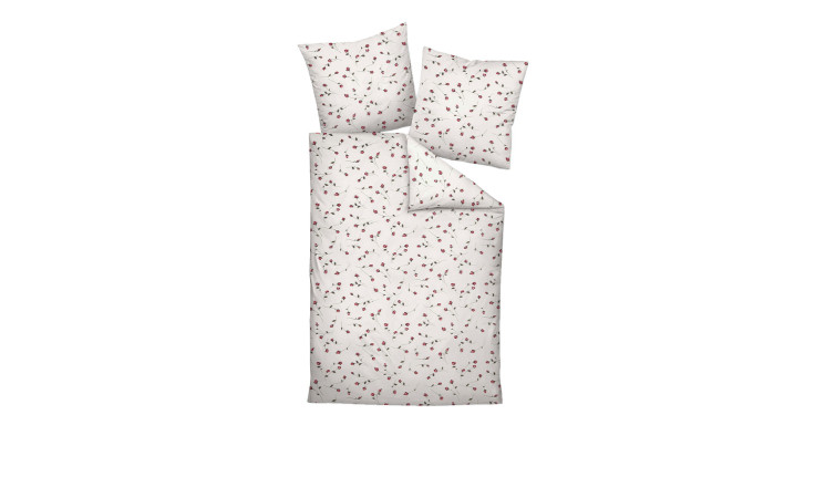 Seersucker Bettwäsche Tango in der Größe 155 x 200 cm und in einer bunten Farbausführung mit Blumenmuster