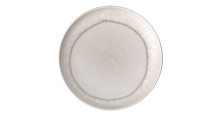 Frühstücksteller Perlemor Sand 24 cm in beige