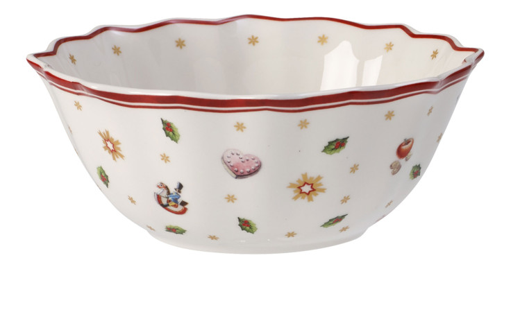 Bol Toys Delight 500 ml in weiß mit weihnachtlichen Motiven.