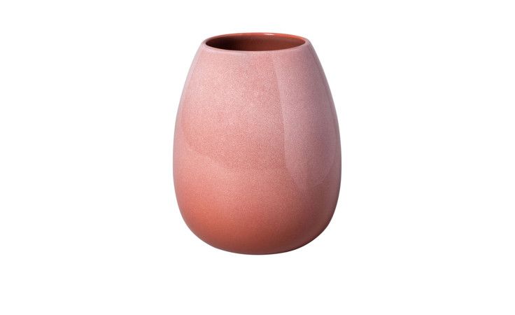 Vase Drop Perlemor 17,4 cm in rosa