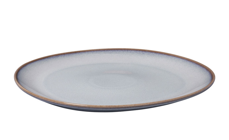 Servierplatte Lave 32 cm in braun