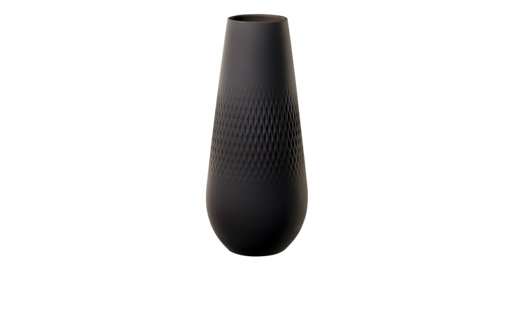 Vase Manufacture Collier 26 cm in schwarz