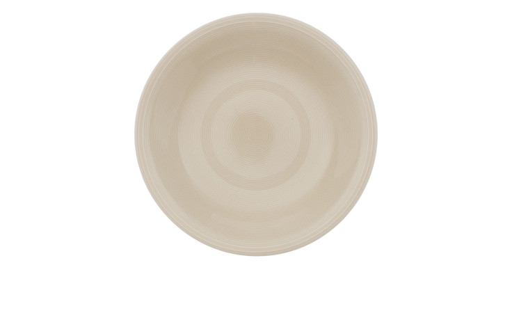 Suppenteller Color Loop 23,5 cm in beige