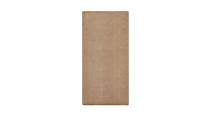 Der LUXOR living Teppich Loano, 60 x 120 cm, taupe, ist rechteckig auf weißem Grund abgebildet.
