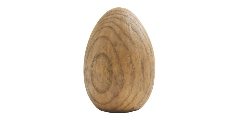 Ei 13 cm Holzfarben