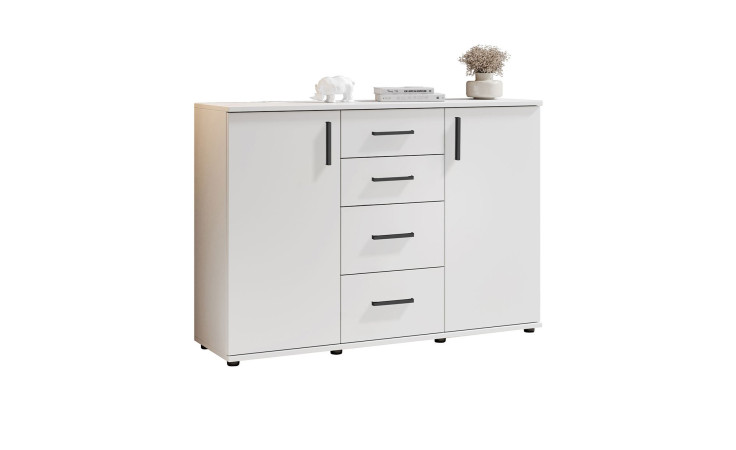 Kommode Britta in der Farbe weiß