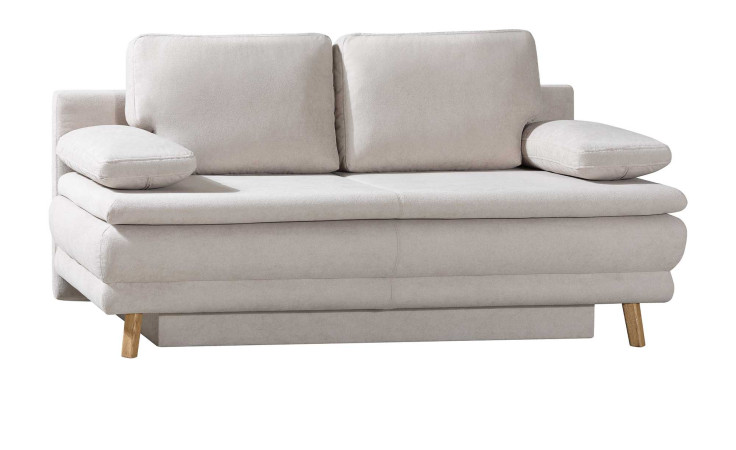 Schlafsofa Bonny in einem Bezugsstoff in Sand