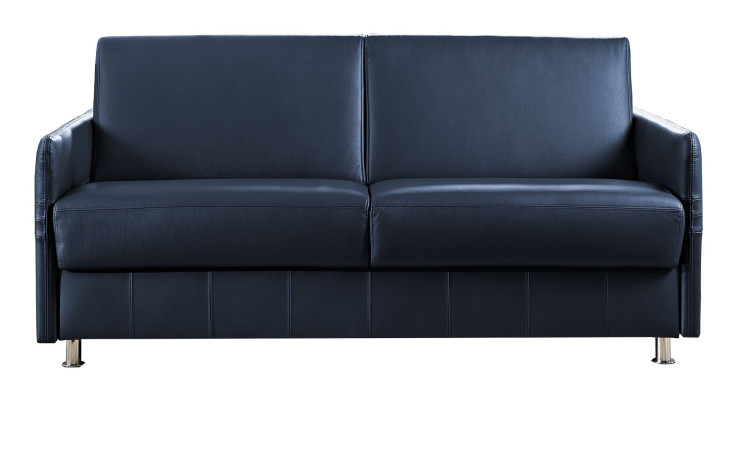 Basis-Schlafsofa Mailand, in der Farbausführung Navy