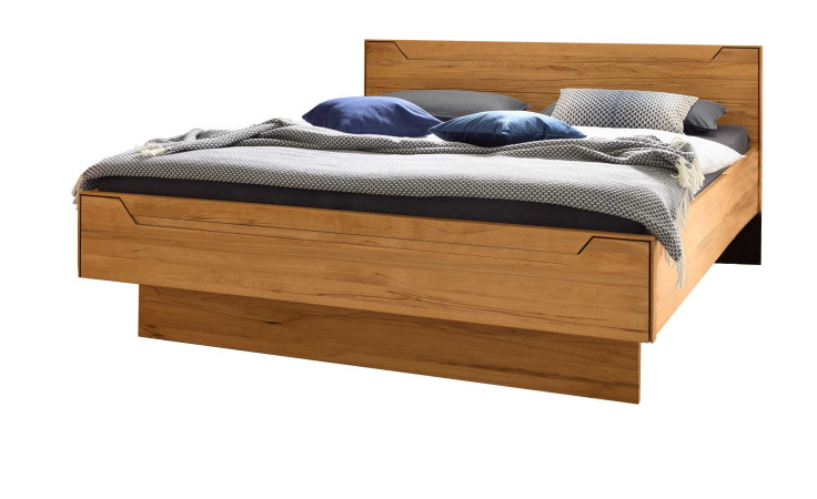 Basis - Bettgestell Onema, in der Farbausführung Kernbuche