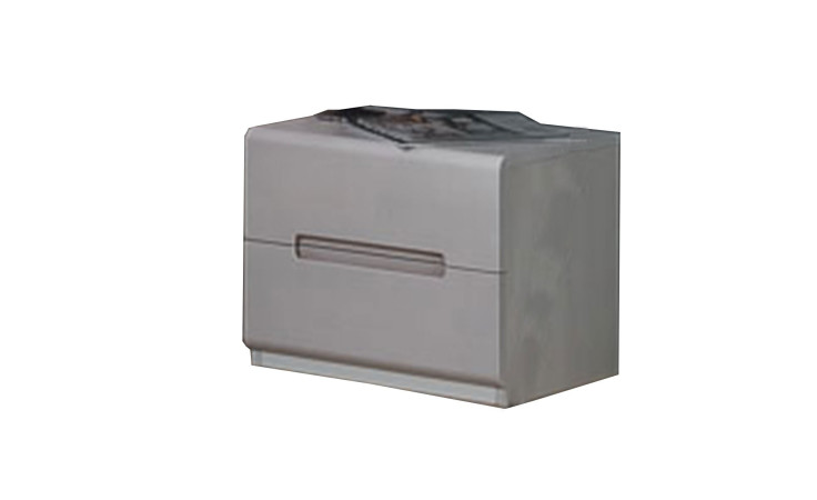 Nachttisch Antwerpen in Weiß