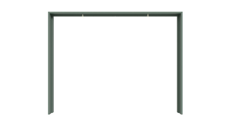 Passepartout Winston in der Farbausführung Salbeigrün, Frontansicht