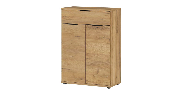Schuhschrank Fremont in Navarra-Eiche-Nb. mit 2 Türen und 1 Schubkasten 