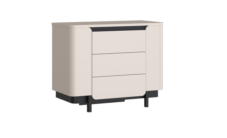 Kommode Venedig in Sand, 3 Schubladen