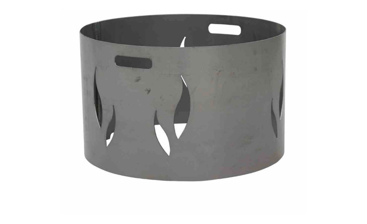 Feuerschalen-Aufsatzring XXL aus Stahl in Anthrazit