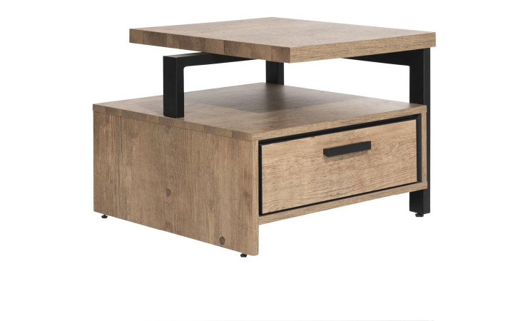 Beistelltisch Pavarotti in der Farbe Barnwood