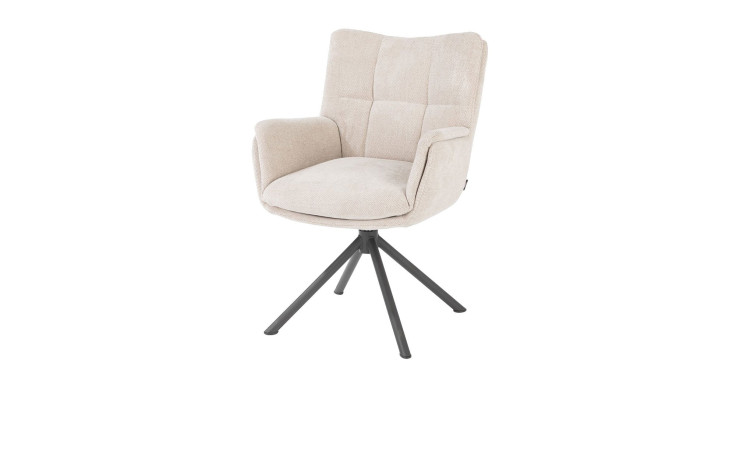 Armlehnenstuhl Juna von Henders & Hazel in beige in graphit