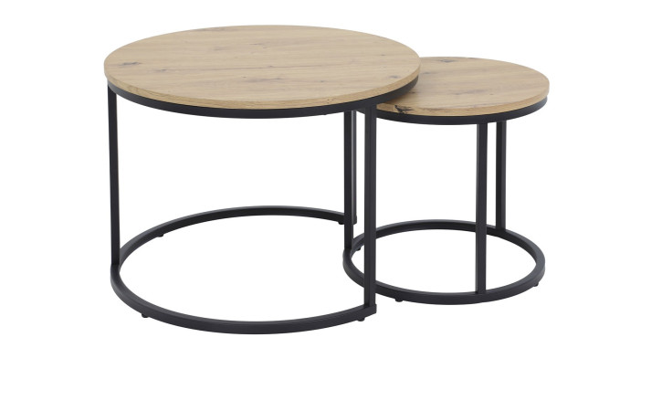 Couchtisch Luna in der Farbe Artisan Eiche