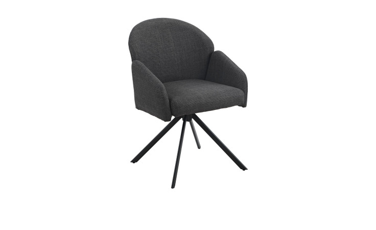 Stuhl Hilda in der Farbe anthrazit