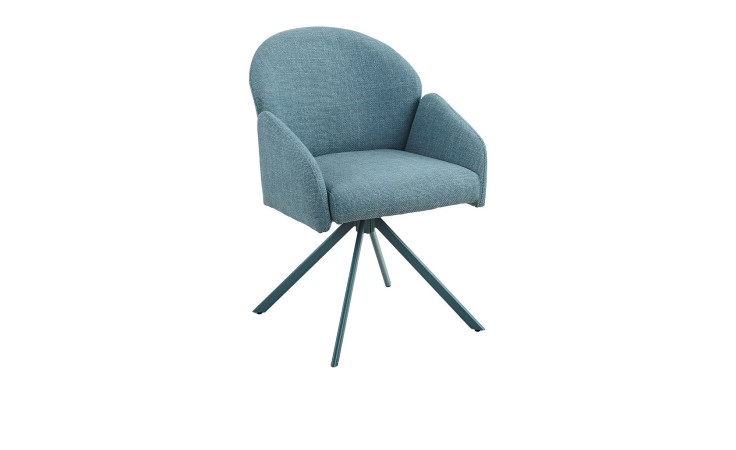 Stuhl Hilda in der Farbe petrol