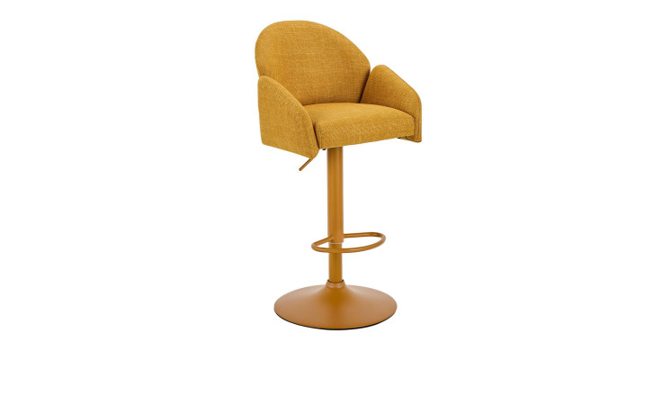 Barhocker Hilda in der Farbe gelb