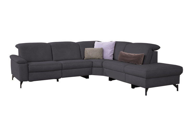 Komfort-Ecksofa 1590, in der Farbausführung Anthrazit