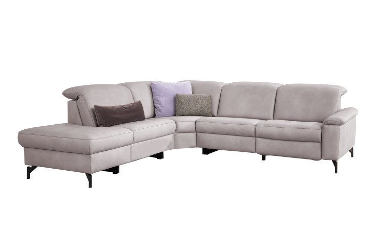 Basis-Ecksofa 1590, in der Farbausführung Asche