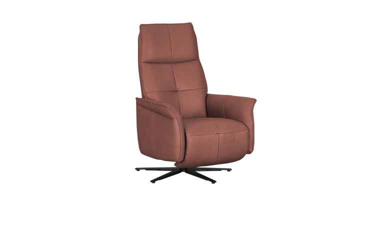 Relaxsessel 9361, in der Farbausführung Rot, Schrägansicht, rechts