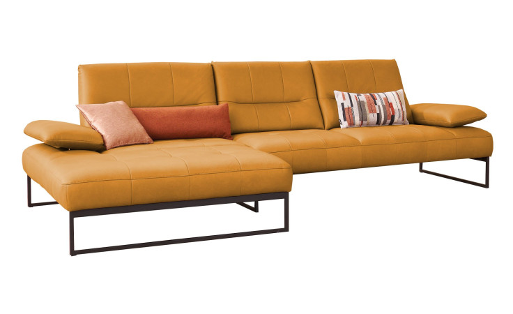 Basis-Ecksofa 9360, in der Farbausführung Sun