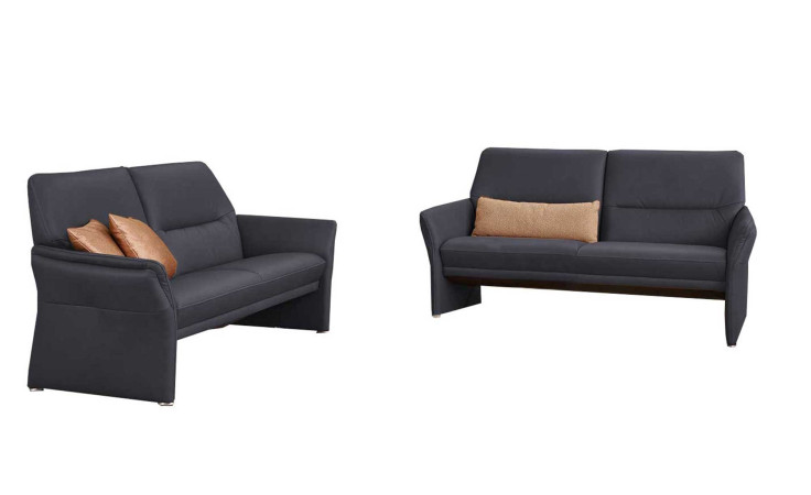 Basis- Sitzgruppe 9465, in der Farbausführung anthrazit, in Leder