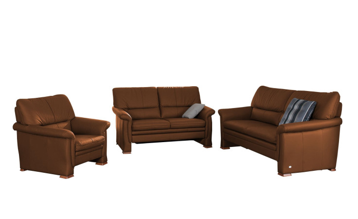 Komfort-Sitzgruppe 2253, in der Farbausführung Rotbraun