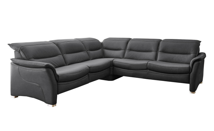 Basis-Ecksofa Sacramento, in der Farbausführung Dunkelgrau