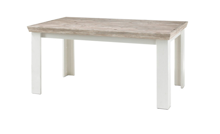 Esstisch Flores in Pinie Nachbildung mit einer Tischplatte in Oslo Pinie Nachbildung