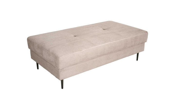 Hocker Sunny in Mink Beige-Braun